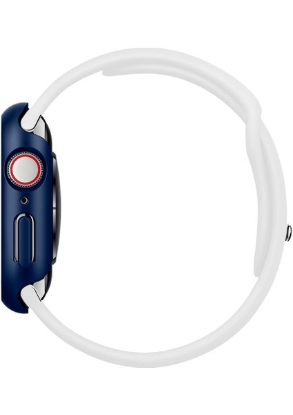 Apple Watch 44mm (Seri SE2/6/SE/5/4) Kılıf Thin Fit Metallic Blue - ACS02223
