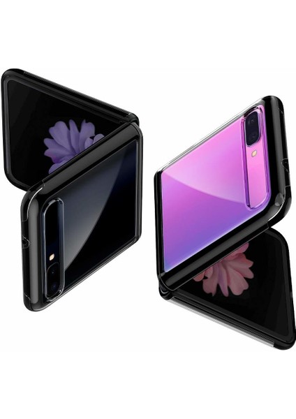 Galaxy Z Flip Kılıf Ultra Hybrid Midnight Black - ACS01034