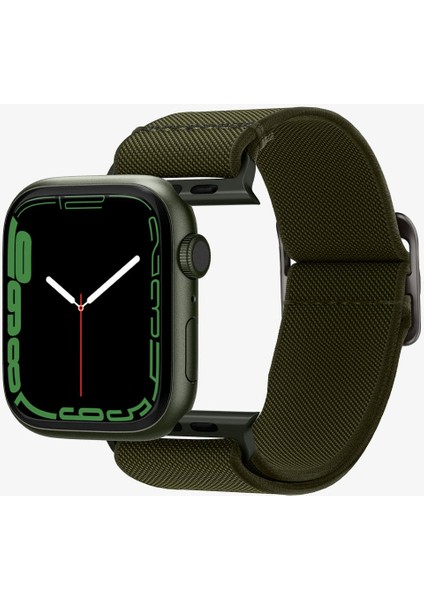 Apple Watch 49mm Ultra 2/1 - 46mm Seri 10 - 45mm Seri 9/8/7 - 44mm Seri SE2/SE/6/5/4 Kordon Kayış Band Lite Fit Khaki - AMP02288