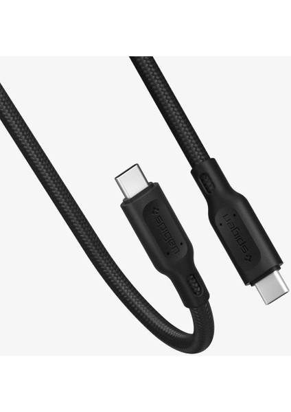 USB-C to USB-C 1.5 Metre Örgü Kablo 60W Güç / PPS 2.0 Super Hızlı Şarj / Data Type-C Ekstra Dayanıklı DuraSync C11C1 Black - 000CA25702