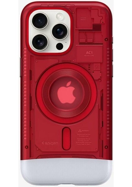 iPhone 15 Pro Kılıf Classic C1 iMac G3 Design MagFit MagSafe özellikli Ruby - ACS06744