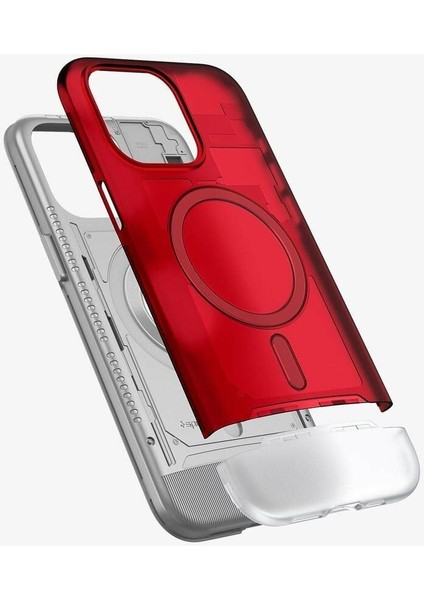 iPhone 15 Pro Kılıf Classic C1 iMac G3 Design MagFit MagSafe özellikli Ruby - ACS06744