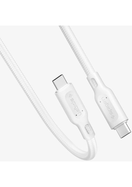 USB-C to USB-C 1.5 Metre Örgü Kablo 60W Güç / PPS 2.0 Super Hızlı Şarj / Data Type-C Ekstra Dayanıklı DuraSync C11C1 White - 000CA25703