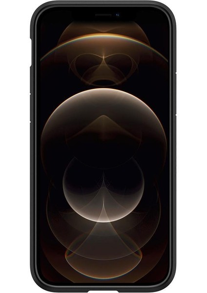 iPhone 12 / 12 Pro ile Uyumlu Kılıf Ultra Hybrid Matte Black - ACS01703