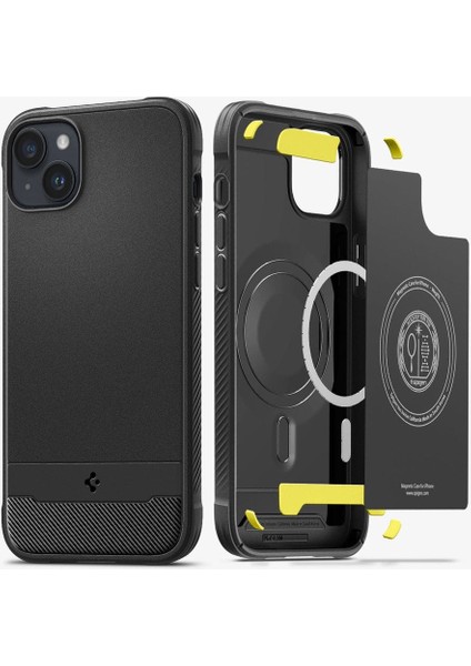 iPhone 14 Plus Kılıf Rugged Armor MagFit MagSafe özellikli Matte Black - ACS04890