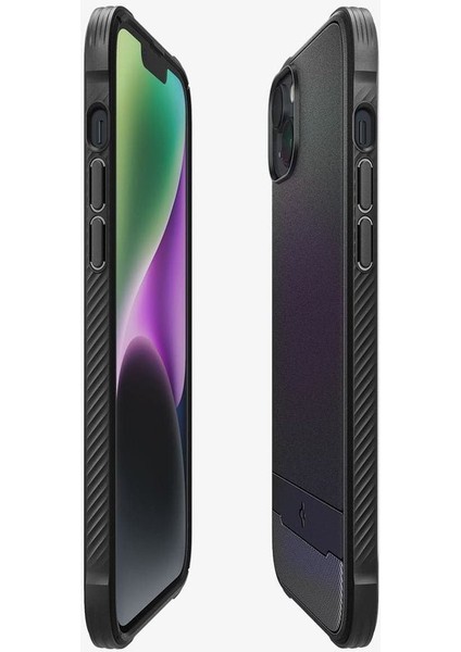 iPhone 14 Plus Kılıf Rugged Armor MagFit MagSafe özellikli Matte Black - ACS04890