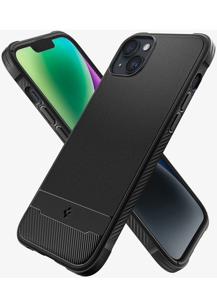 iPhone 14 Plus Kılıf Rugged Armor MagFit MagSafe özellikli Matte Black - ACS04890