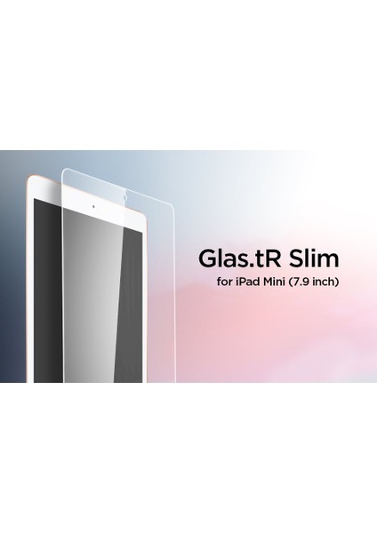 iPad mini 5/mini 4 Cam Ekran Koruyucu Glas.tR Slim - 051GL26118