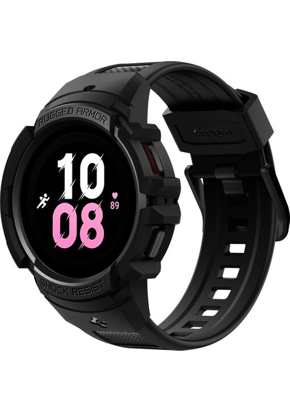 Galaxy Watch 5 / 4 (40mm) Kılıf & Kordon Kayış Rugged Armor Pro v2 Black - ACS05399