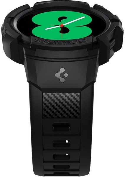 Galaxy Watch 5 / 4 (40mm) Kılıf & Kordon Kayış Rugged Armor Pro v2 Black - ACS05399