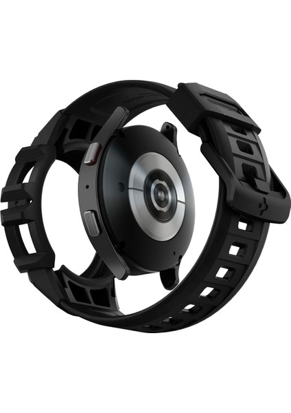 Galaxy Watch 5 / 4 (40mm) Kılıf & Kordon Kayış Rugged Armor Pro v2 Black - ACS05399