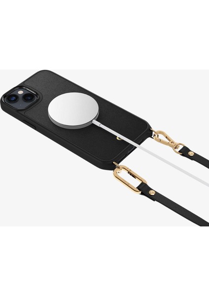 Ciel by Cyrill iPhone 13 / iPhone 14 Kılıf Classic Charm Mag MagSafe özellikli Black - ACS05492