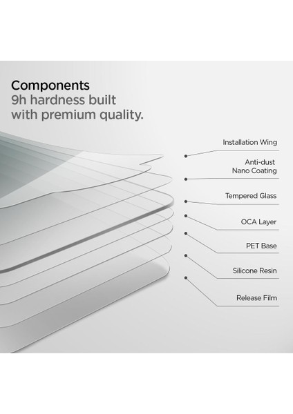 iPad 10.2" 9.Nesil (2021) / 8.Nesil (2020) / 7.Nesil (2019) Cam Ekran Koruyucu Glas.tR Slim - AGL00236