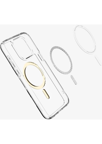 iPhone 15 Pro Kılıf Ultra Hybrid MagFit MagSafe özellikli Gold - ACS06718