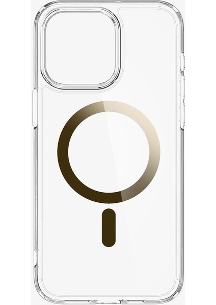 iPhone 15 Pro Kılıf Ultra Hybrid MagFit MagSafe özellikli Gold - ACS06718