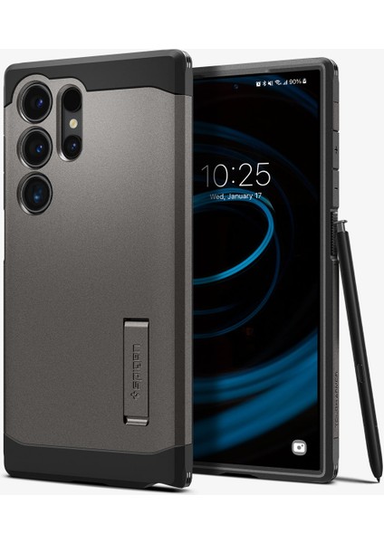 Galaxy S24 Ultra ile Uyumlu Kılıf Tough Armor Gunmetal - ACS07301 fiyatları