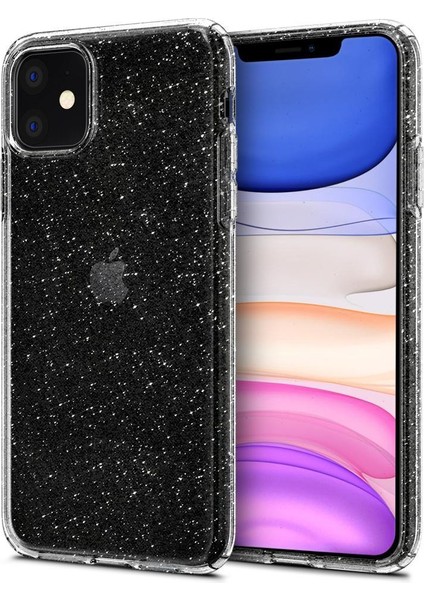iPhone 11 Kılıf Liquid Crystal Glitter Crystal Quartz - 076CS27181