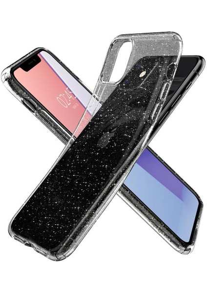 iPhone 11 Kılıf Liquid Crystal Glitter Crystal Quartz - 076CS27181