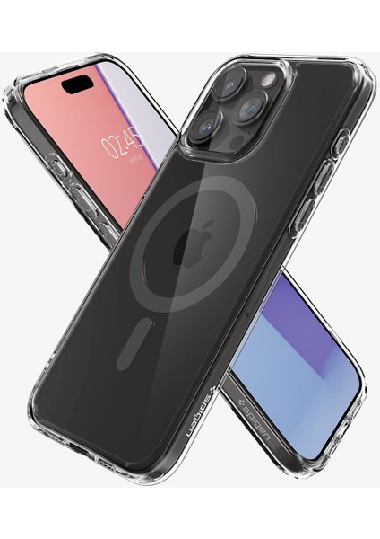 iPhone 15 Pro Kılıf Ultra Hybrid MagFit MagSafe özellikli Graphite - ACS06716
