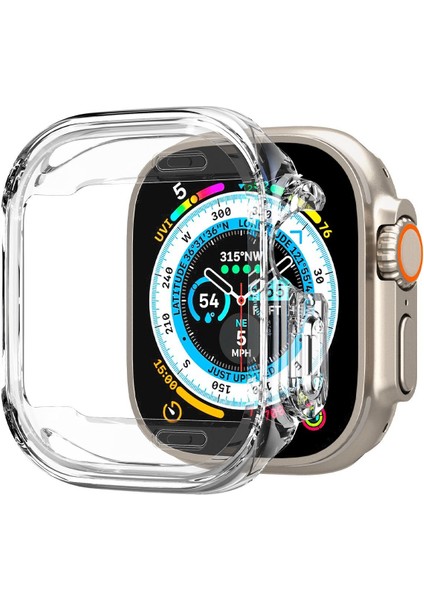 Apple Watch 49mm (Ultra 2/1) Kılıf Ultra Hybrid Crystal Clear - ACS05459 fırsatları