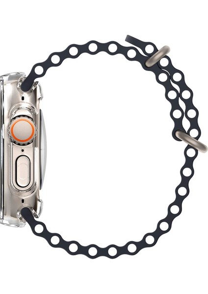 Apple Watch 49mm (Ultra 2/1) Kılıf Ultra Hybrid Crystal Clear - ACS05459