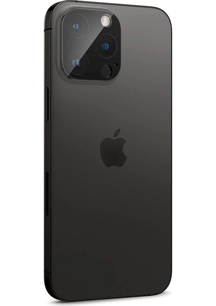 iPhone 16 Pro Max / 16 Pro / 15 Pro Max / 15 Pro / 14 Pro Max / 14 Pro Kamera Lens Camı Koruyucu Glas.tR Optik (2 Adet) Black - AGL05273