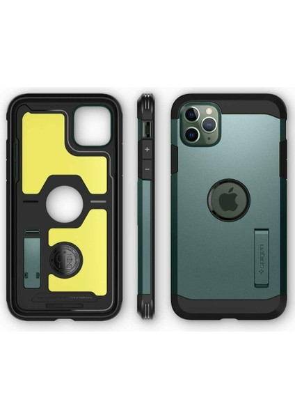 iPhone 11 Pro Max Kılıf Tough Armor XP Midnight Green - ACS00414