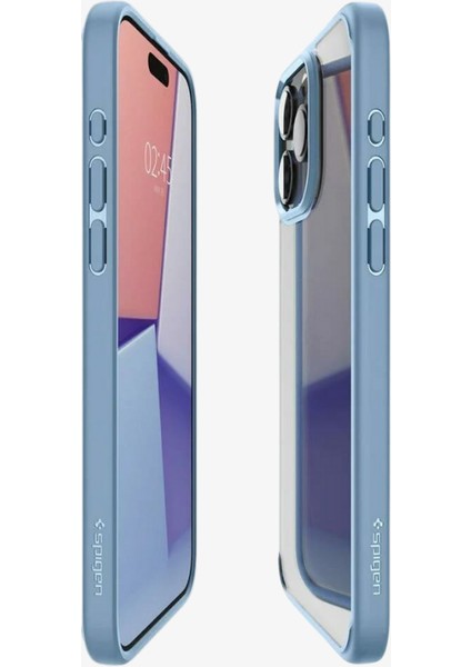 iPhone 15 Pro Max Kılıf Crystal Hybrid Sierra Blue - ACS06447