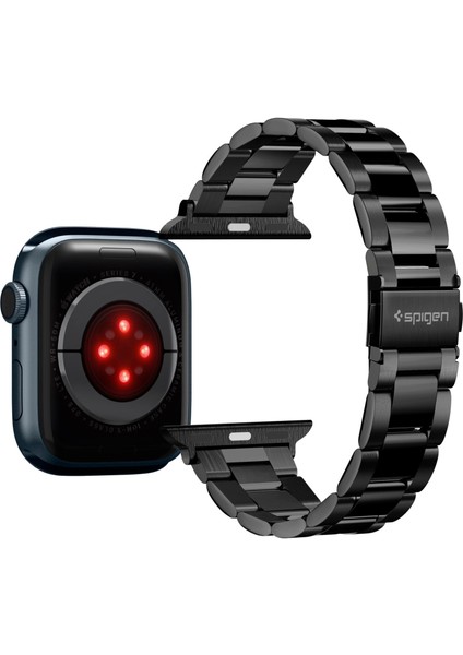 Apple Watch 42mm Seri 10 - 41mm Seri 9/8/7 - 40mm Seri SE2/SE/6/5/4 Kordon Kayış Band Modern Fit Black - AMP04803 fiyatları
