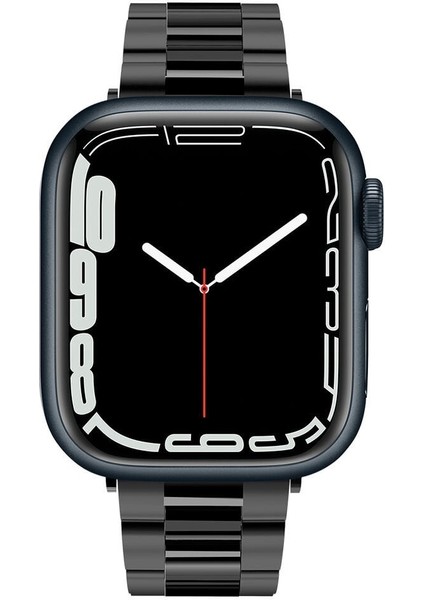 Apple Watch 42mm Seri 10 - 41mm Seri 9/8/7 - 40mm Seri SE2/SE/6/5/4 Kordon Kayış Band Modern Fit Black - AMP04803 modelleri