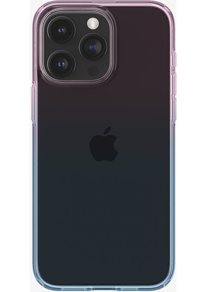 iPhone 15 Pro Kılıf Liquid Crystal 4 Tarafı Tam Koruma Gradation Pink - ACS06700