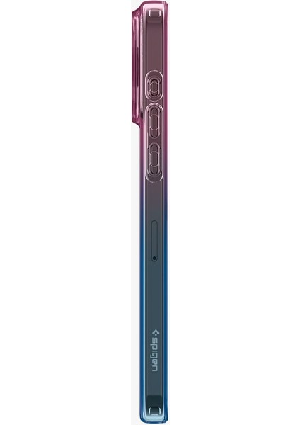 iPhone 15 Pro Kılıf Liquid Crystal 4 Tarafı Tam Koruma Gradation Pink - ACS06700