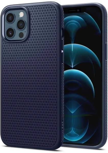 iPhone 12 Pro Max Kılıf Liquid Air Navy Blue - ACS02247