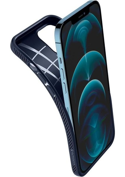 iPhone 12 Pro Max Kılıf Liquid Air Navy Blue - ACS02247