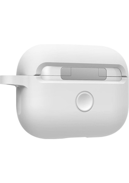 AirPods Pro (1.nesil) ile Uyumlu Kılıf Silicone Fit (Silikon) White - ASD00534 indirimleri