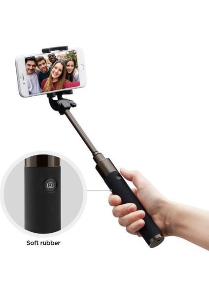 Kablosuz Bluetooth Selfie Çubuğu S530W Black - 000SS21746