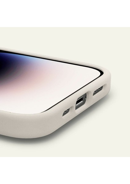 Ciel by CYRILL iPhone 14 Pro Max Kılıf Kajuk Mag MagSafe özellikli Cream - ACS04880