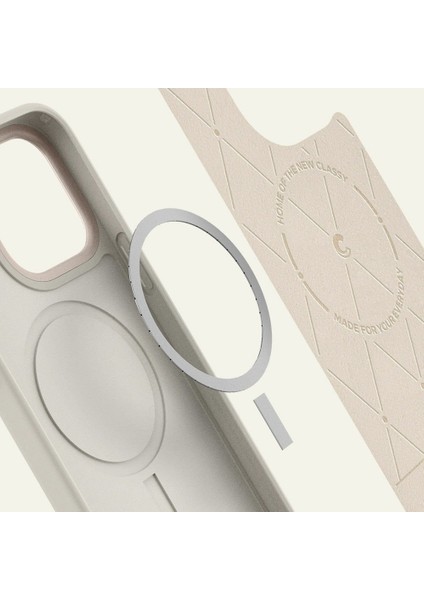 Ciel by CYRILL iPhone 14 Pro Max Kılıf Kajuk Mag MagSafe özellikli Cream - ACS04880
