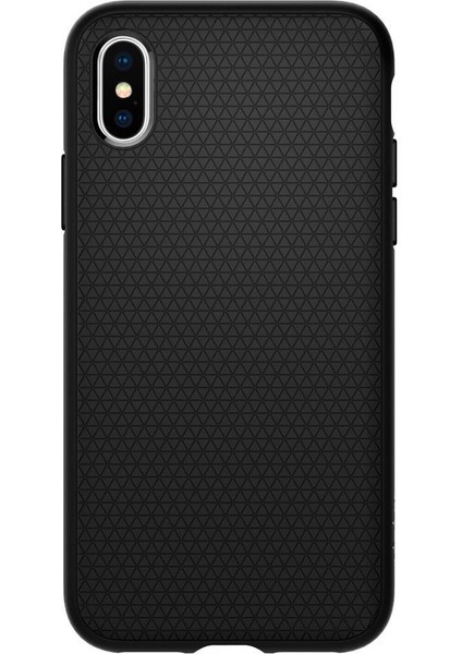 iPhone XS / X Kılıf Liquid Air Matte Black - 063CS25114