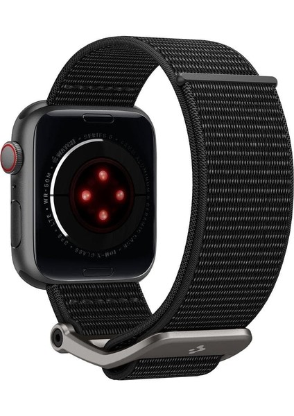 Apple Watch 49mm Ultra 2/1 - 46mm Seri 10 - 45mm Seri 9/8/7 - 44mm Seri SE2/SE/6/5/4 Kordon Kayış Band DuraPro Flex Black - AMP02465