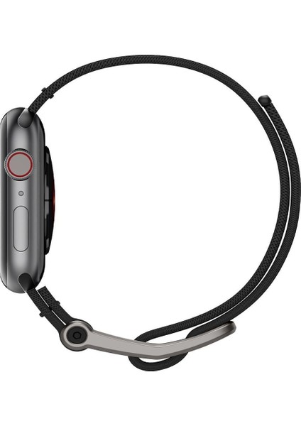 Apple Watch 49mm Ultra 2/1 - 46mm Seri 10 - 45mm Seri 9/8/7 - 44mm Seri SE2/SE/6/5/4 Kordon Kayış Band DuraPro Flex Black - AMP02465