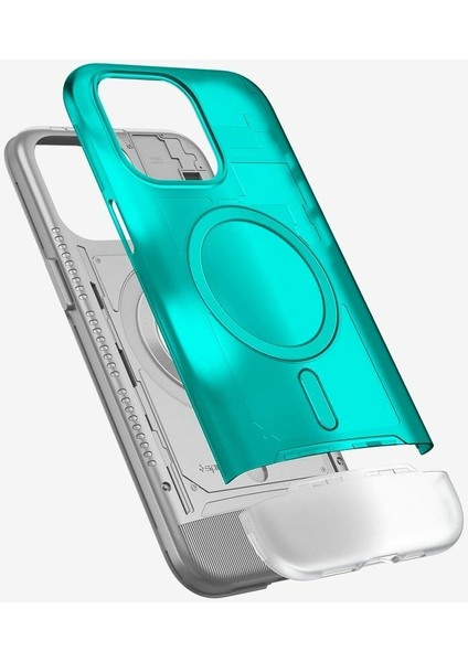 iPhone 15 Pro Max ile Uyumlu Kılıf Classic C1 iMac G3 Design MagFit MagSafe özellikli Bondi Blue - ACS06608