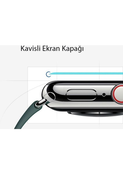 Apple Watch 41mm/40mm/38mm (Seri 9/8/SE2/7/6/SE/5/4/3/2/1) Ekran Koruyucu Film Neo Flex HD (3 Adet) - 061FL25575