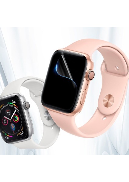Apple Watch 41mm/40mm/38mm (Seri 9/8/SE2/7/6/SE/5/4/3/2/1) Ekran Koruyucu Film Neo Flex HD (3 Adet) - 061FL25575