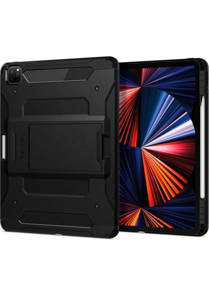 iPad Pro 12.9" (2022 / 2021) Kılıf Tough Armor Pro Black - ACS02881