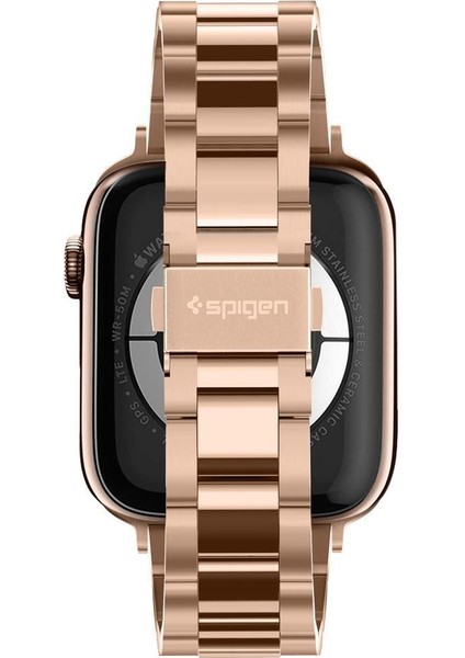 Apple Watch 42mm Seri 10 - 41mm Seri 9/8/7 - 40mm Seri SE2/SE/6/5/4 Kordon Kayış Band Modern Fit Rose Gold - 061MP25944