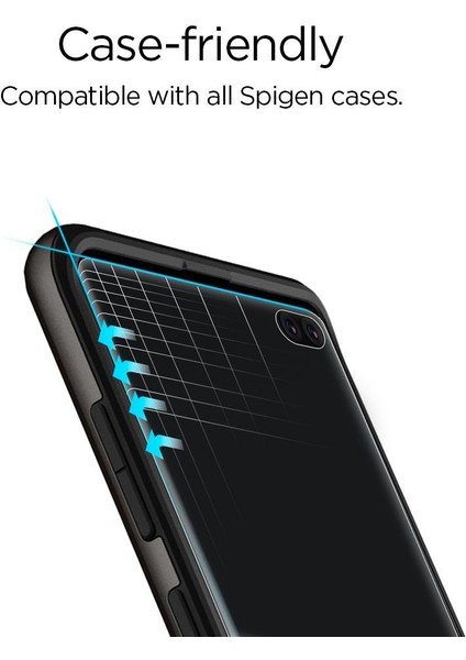 Galaxy S10 Plus ile uyumlu Ekran Koruyucu Film Neo Flex HD (2 Adet) - 606FL25695 modelleri