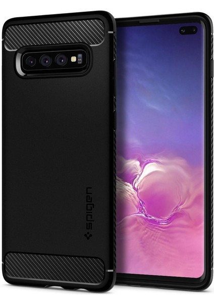 Galaxy S10 Plus Kılıf Rugged Armor Matte Black - 606CS25765