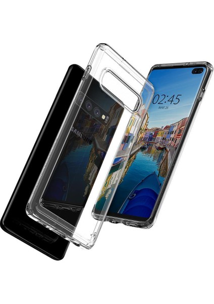 Galaxy S10 Plus Kılıf Ultra Hybrid Crystal Clear - 606CS25766