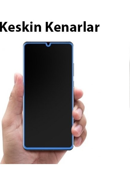 Huawei P30 Pro Kavisli Cam Ekran Koruyucu Tam Kaplayan Glas.tR Slim Full Cover Black - L37GL25745